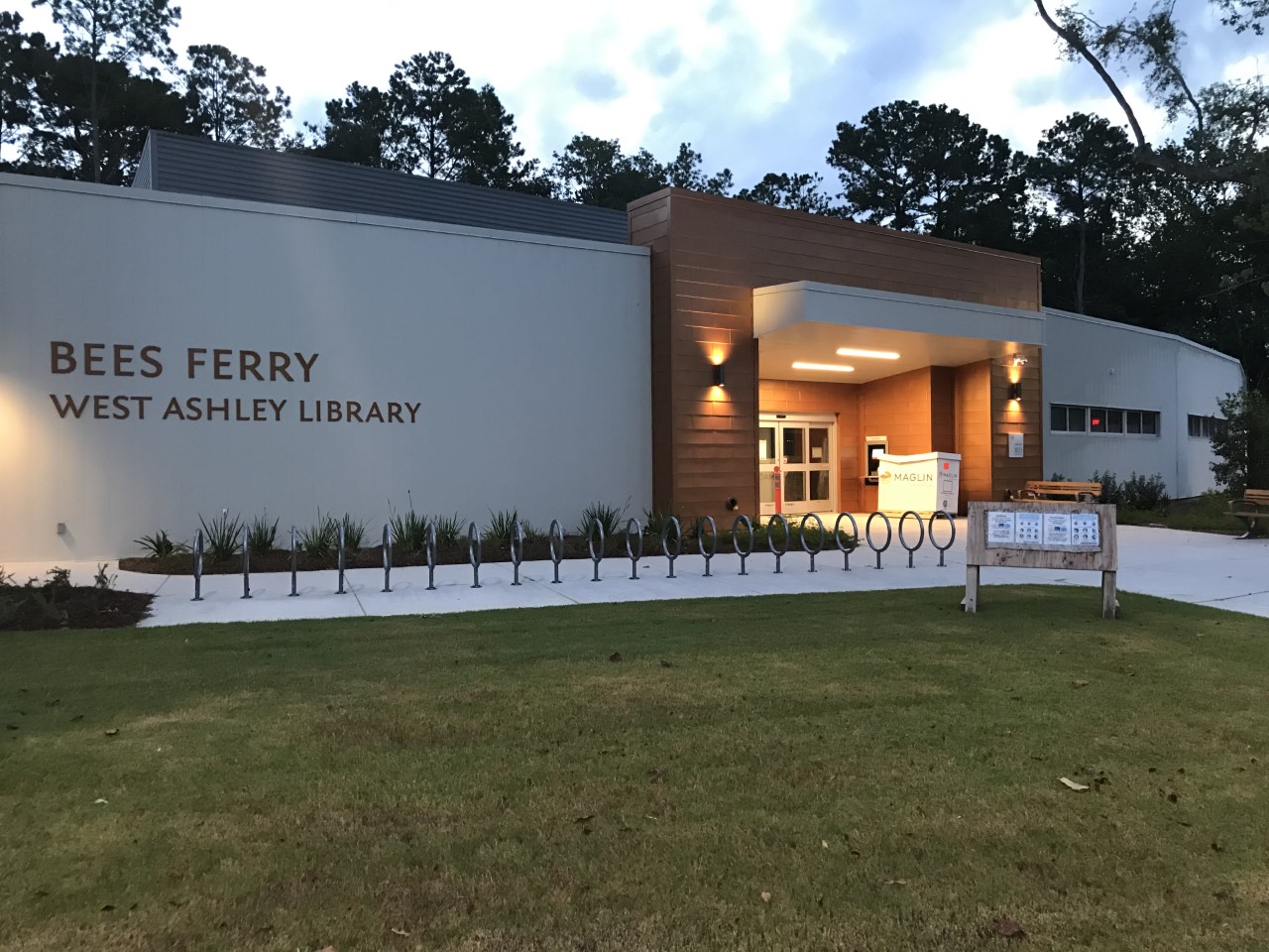 Bees Ferry West Ashley Library exterior