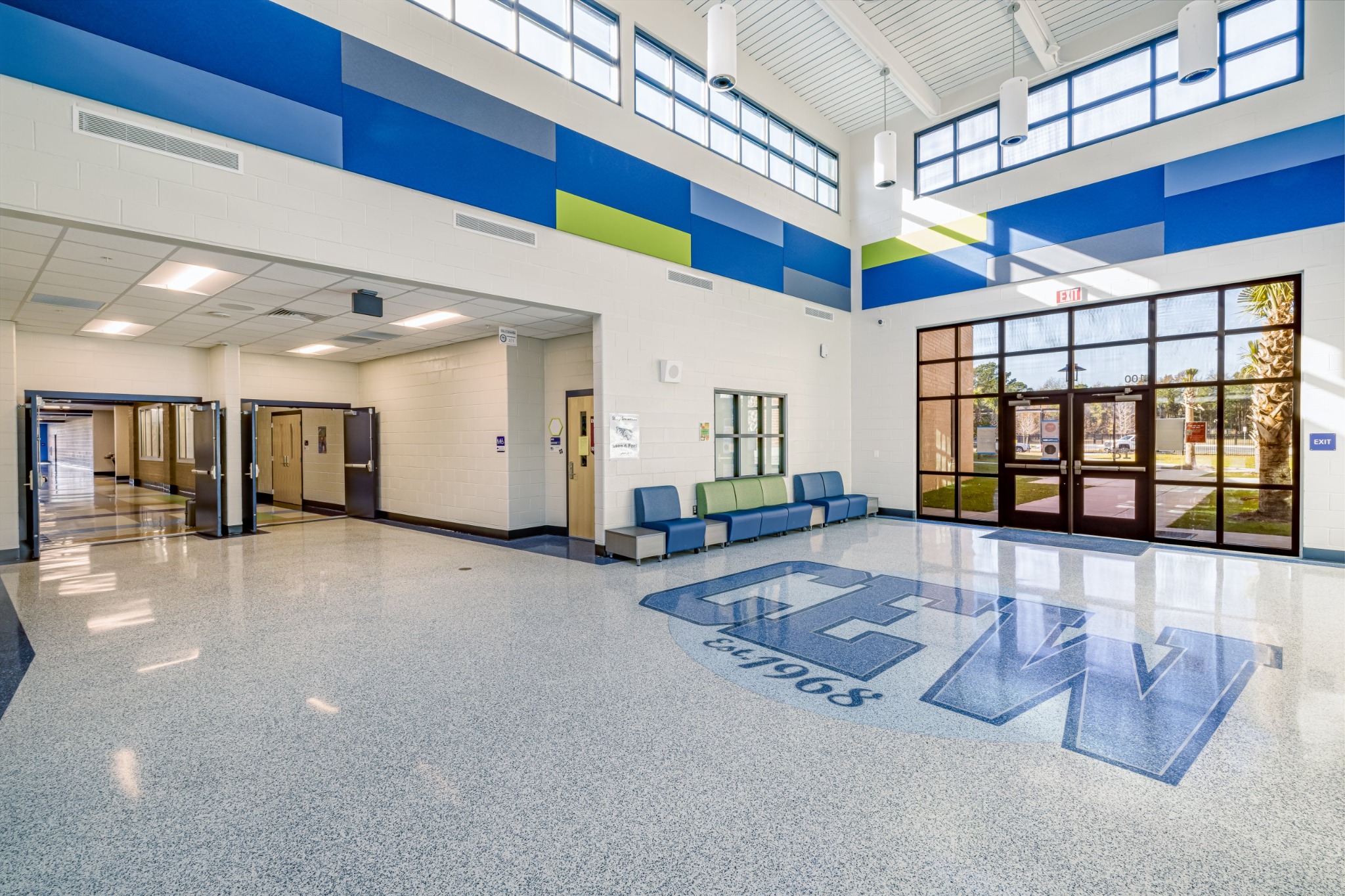 C. E. Williams Middle School entrance