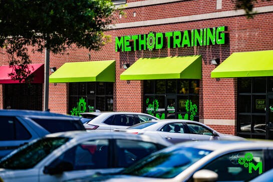 Method Fitness storefront in Bees Ferry Landing Shopping Plaza