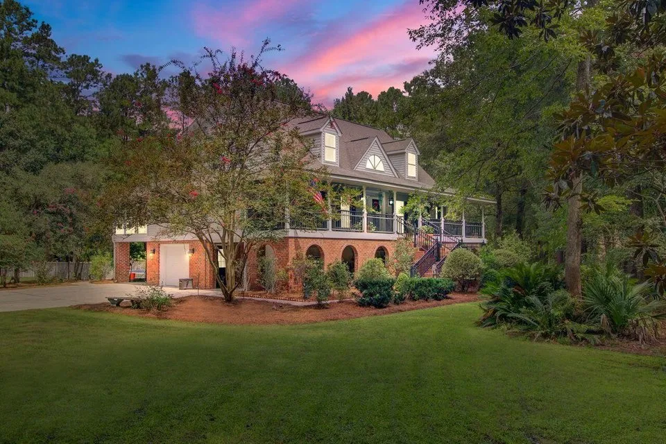 Two-story home with a large porch in Shadowmoss